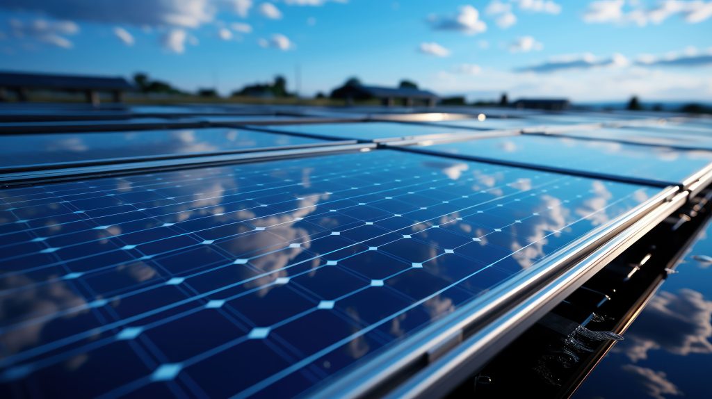 Páneles solares.